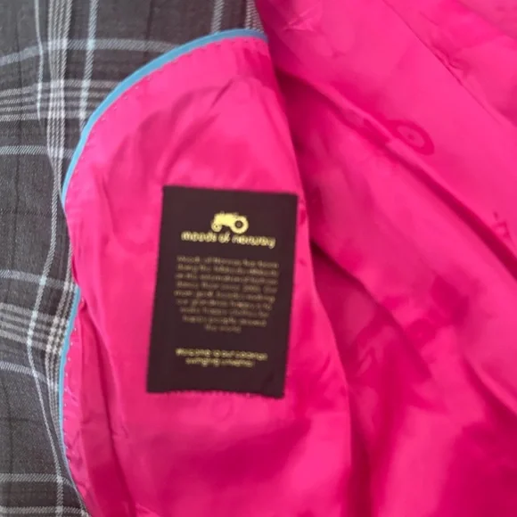 Moods of Norway 42R Gray and Pink Sport Coat with Classic Plaid Design - Picture 7 of 11